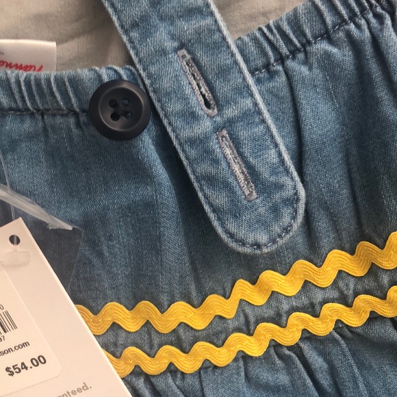 Hanna Andersson girl’s Ric Rac Chambray Dress - Picture 4 of 7